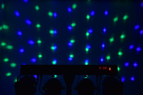 QTX Recharge DJ - LED Derby & PAR Bar with Tripod