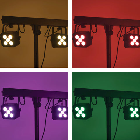 QTX Derby FX Bar - LED Derby FX Bar with Stand