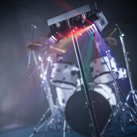 QTX Derby FX Bar - LED Derby FX Bar with Stand