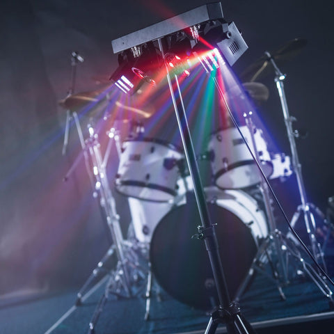 QTX Derby FX Bar - LED Derby FX Bar with Stand