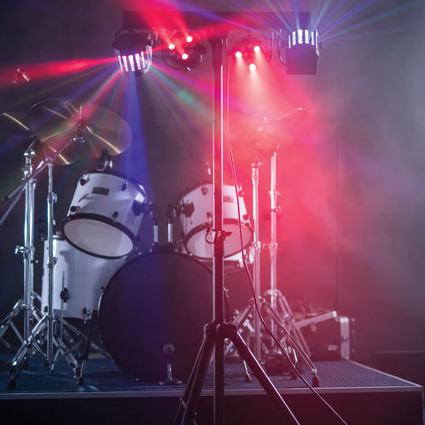 QTX Derby FX Bar - LED Derby FX Bar with Stand