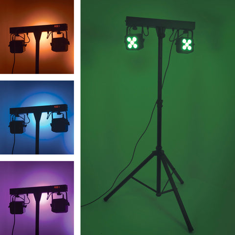 QTX Stereo Bar - Stereo Twin PAR Bar