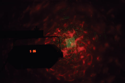 QTX Tetra - LED Moonflower + Ripple + Strobe/UV + Laser Effect