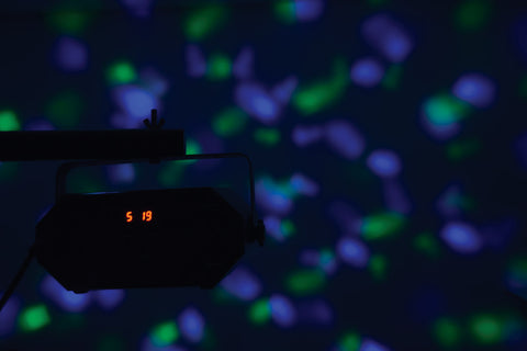 QTX Tetra - LED Moonflower + Ripple + Strobe/UV + Laser Effect