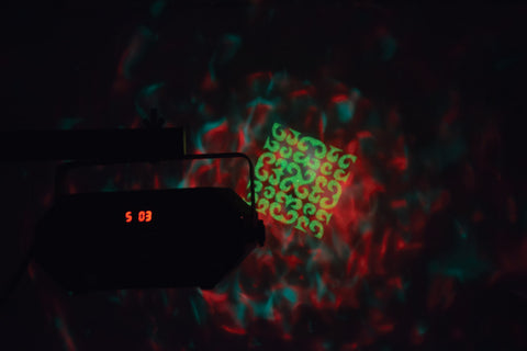 QTX Tetra - LED Moonflower + Ripple + Strobe/UV + Laser Effect