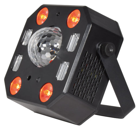 QTX Pentaflash - 5-in-1 LED & Laser Effect