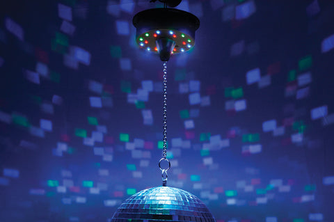QTX MBM-101 - Battery Operated LED Mirror Ball Motor