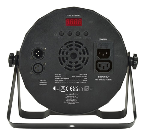 QTX PAR-100 - High Power 3-in-1 LED Plastic PAR Can