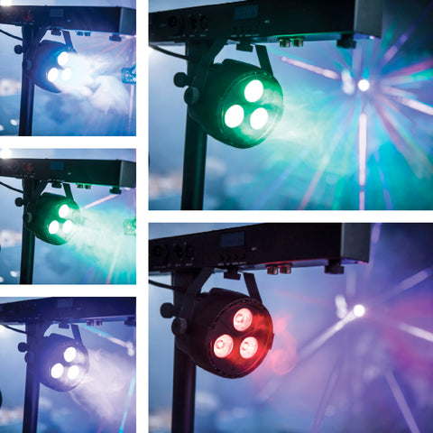 QTX PAR-12 - RGBW DMX PAR Light 3 x 4W LED
