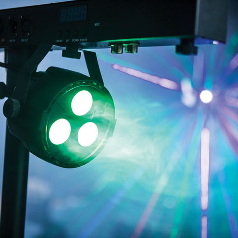 QTX PAR-12 - RGBW DMX PAR Light 3 x 4W LED