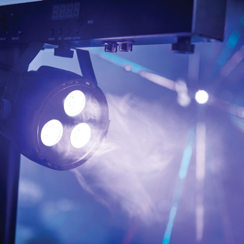 QTX PAR-12 - RGBW DMX PAR Light 3 x 4W LED