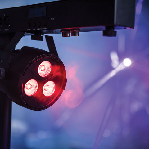 QTX PAR-12 - RGBW DMX PAR Light 3 x 4W LED
