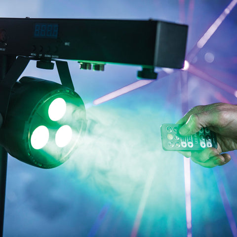 QTX PAR-12 - RGBW DMX PAR Light 3 x 4W LED