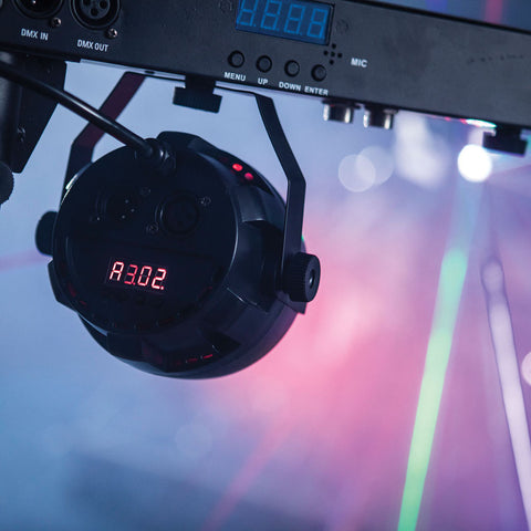 QTX PAR-12 - RGBW DMX PAR Light 3 x 4W LED