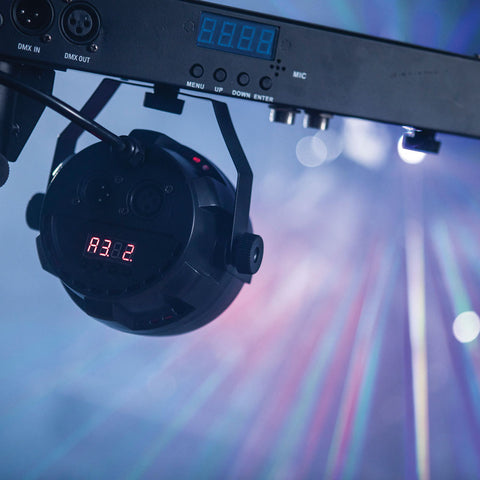QTX PAR-12 - RGBW DMX PAR Light 3 x 4W LED