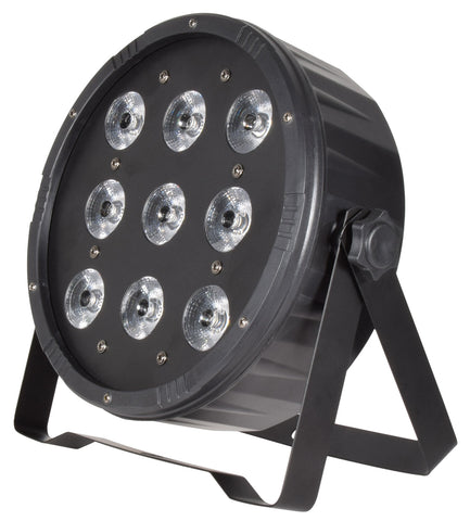 QTX PAR-54 - Extra Flat 4-in-1 LED Plastic PAR Can