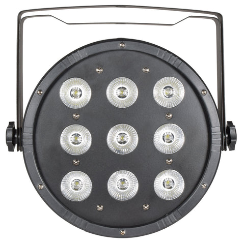 QTX PAR-54 - Extra Flat 4-in-1 LED Plastic PAR Can