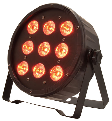 QTX PAR-54 - Extra Flat 4-in-1 LED Plastic PAR Can
