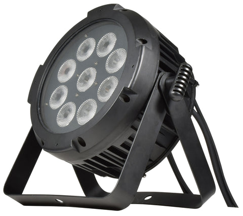 QTX HIPAR-126 - 120W HIPAR Weatherproof RGBWA PAR Can with U/V