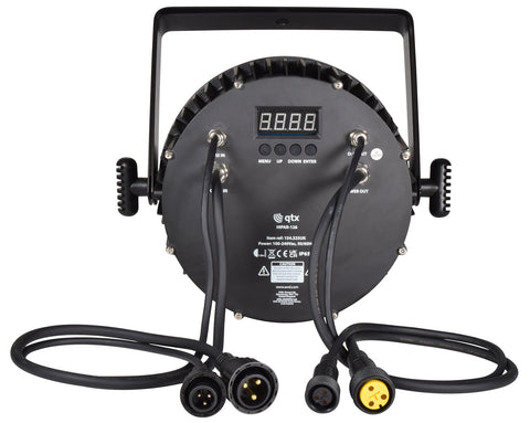 QTX HIPAR-126 - 120W HIPAR Weatherproof RGBWA PAR Can with U/V