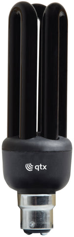 QTX 160.023UK - 20W Black Light UV Energy Saving Bulb B22