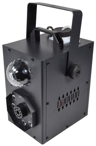 QTX SpheroSmoke-400 - Compact 400W LED Fog Machine with RGB Magic Ball Effect
