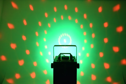 QTX SpheroSmoke-400 - Compact 400W LED Fog Machine with RGB Magic Ball Effect