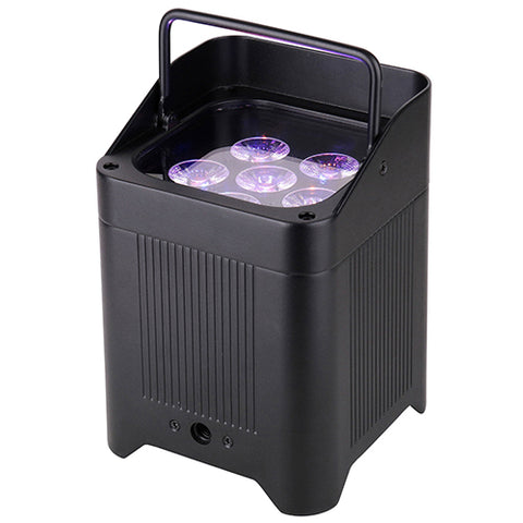 Citronic ViPAR - 6x18W Smart Rechargeable RGBWA/UV PAR Uplighter