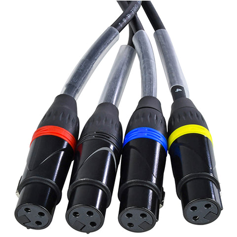 QTX RJ45 to DMX X-core With Female Tails