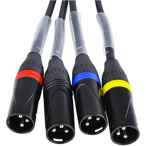 QTX RJ45 to DMX X-core With Male Tails