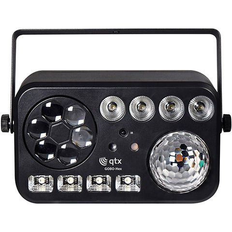 QTX GOBO-Hex - 6-in-1 LED & Laser Effect