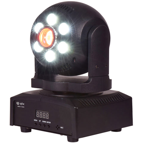 QTX GOBO Spotwash - 100W LED Moving Head with GOBOs