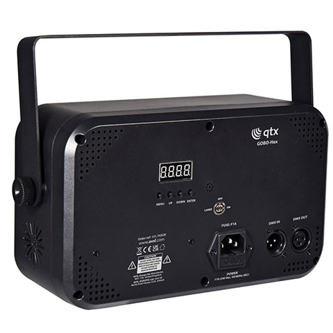 QTX GOBO-Hex - 6-in-1 LED & Laser Effect