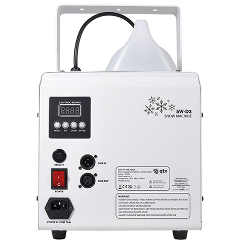 QTX SW-D2 - Digital Snow Machine 1500W