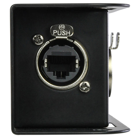 QTX RJ45 to DMX X-core Adaptor Box With Female XLR Sockets