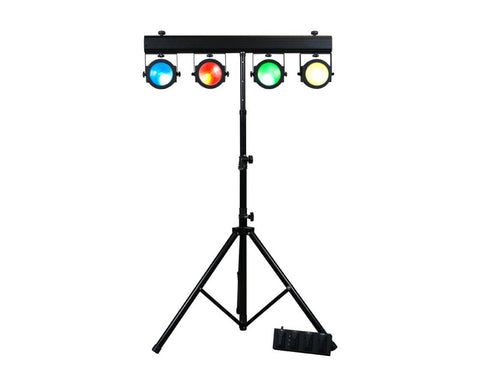 ADJ DOTZ TPAR System - Package with 4x COB RGB LED PAR Cans