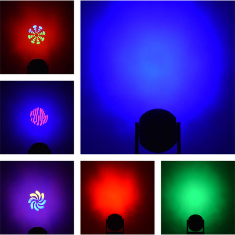 QTX GOBO Spotwash - 100W LED Moving Head with GOBOs