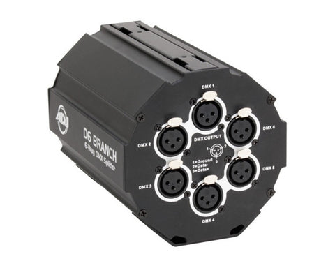 ADJ D6 Branch - Remote 6-Way DMX Splitter/Booster