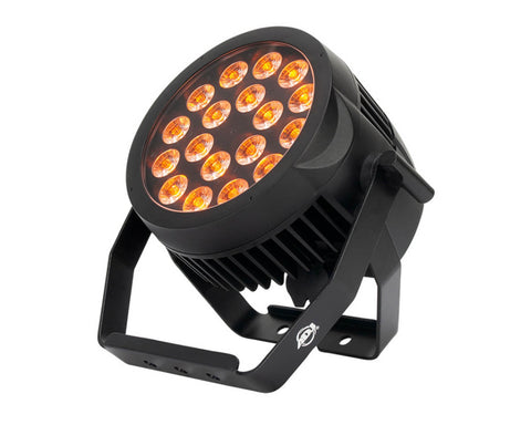 ADJ 18P HEX IP - PAR Outdoor Rated 18x12W RGBAW LEDs Black