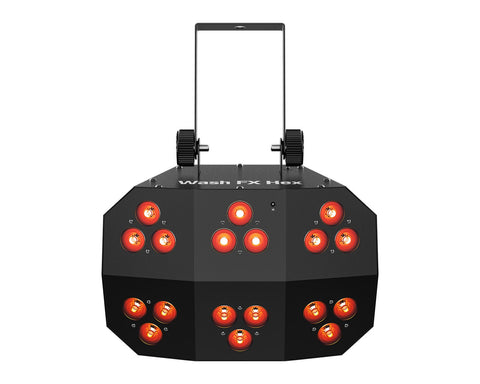 Chauvet Wash FX Hex - Multi-Purpose Effects Light 18 LEDs RGBAW+UV