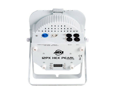 ADJ 12PX HEX PEARL - PAR Can with 12x12W RGBAW+UV LEDs White