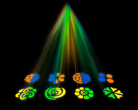 Chauvet Gobozap - 2x90W LED Barrel / Gobo Multi Effects Unit 118° Beams