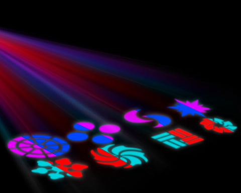 Chauvet Gobozap - 2x90W LED Barrel / Gobo Multi Effects Unit 118° Beams