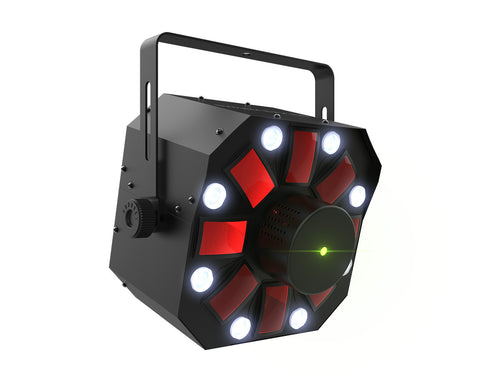 Chauvet SWARM 5 FX ILS - 3-in-1 LED Effect RGBAW Derby/ RB Laser/ Strobe