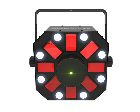 Chauvet SWARM 5 FX ILS - 3-in-1 LED Effect RGBAW Derby/ RB Laser/ Strobe