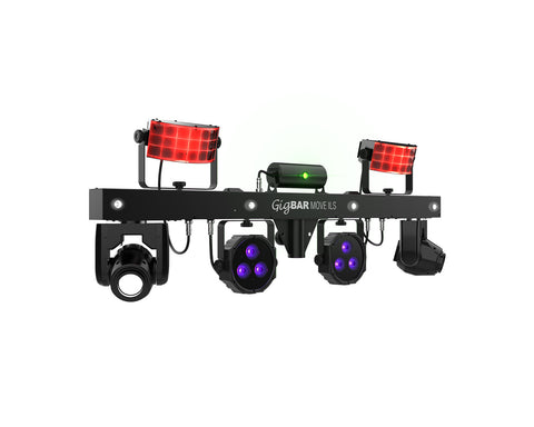 Chauvet GigBAR Move ILS - 5 in 1 Lighting Bar Mover / Derby / Wash / Laser / Strobe