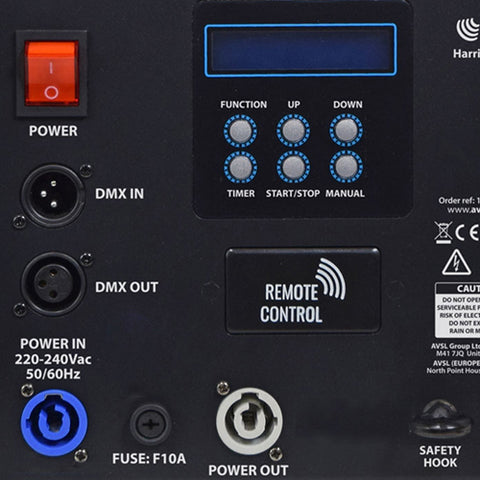 QTX Harrier-1500 - Vertical / Horizontal LED Fog Jet Machine 1500W