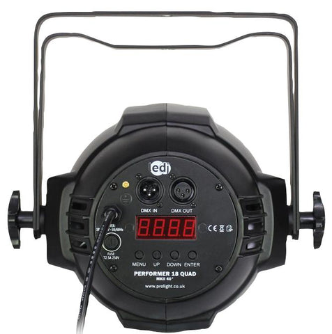 LEDJ Performer Quad 18 MKII - 18 x 8W Quad Colour LED Par Can LEDJ252