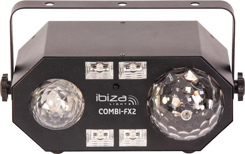 Ibiza Light Combi-FX2 - 4-in-1 Light effect with Astro, Water, Strobe & UV