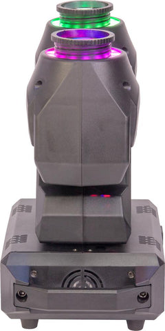 Ibiza Light MHBEAM60-FX - Dual 2-in-1 30W Wash & Beam LED Moving Head with DMX Control